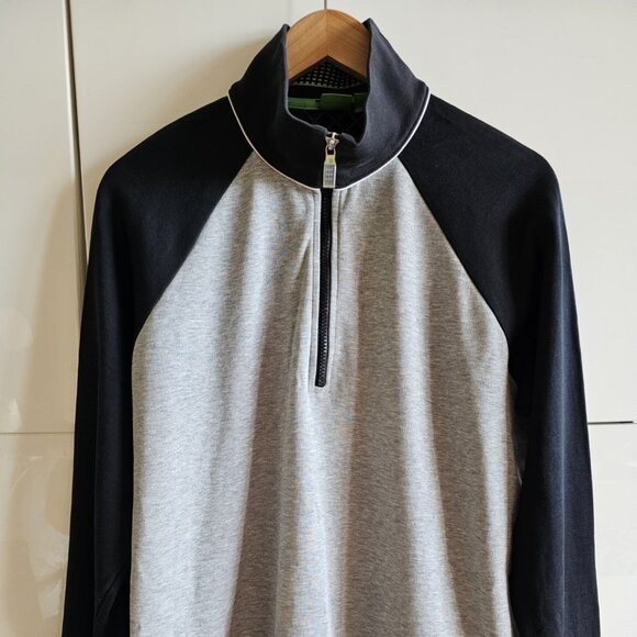 Hugo Boss Mens Sweatshirt 1/4 Zip Up - Picture 2 of 14